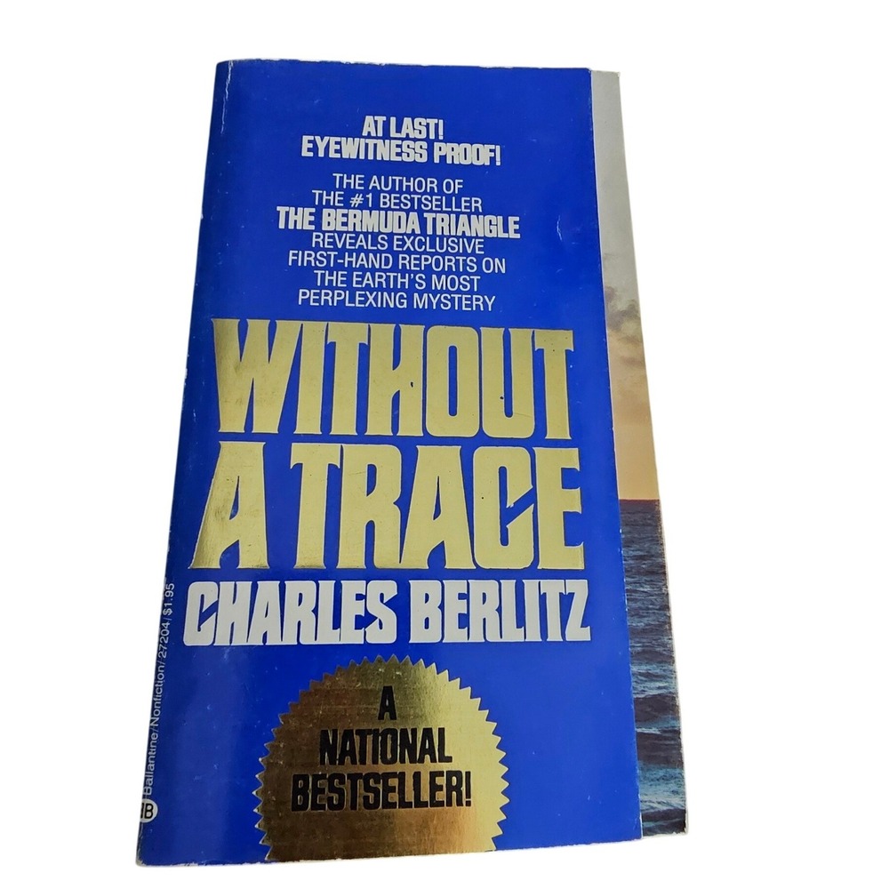 Without a Trace Charles Berlitz Bermuda Triangle Mystery Paperback 1977 1978